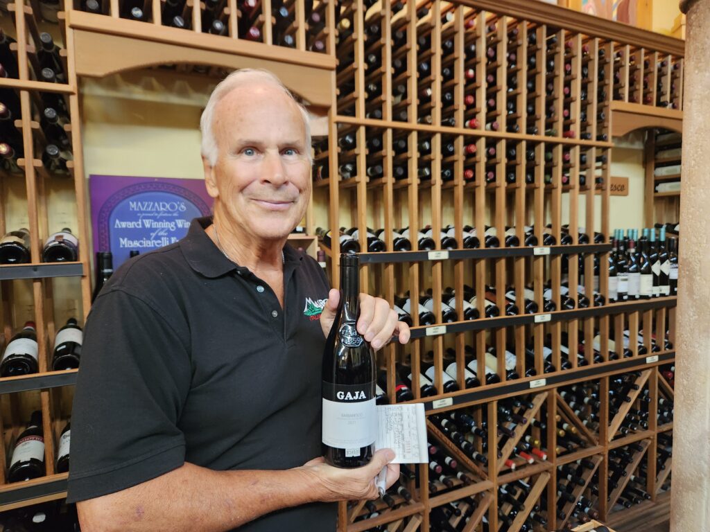 jim poling gaja barbaresco pick for wines to age at mazzaros in st pete florida